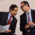 Rogelio Ramírez de la O, Secretario de Hacienda junto con el subsecretario Gabriel Yorio