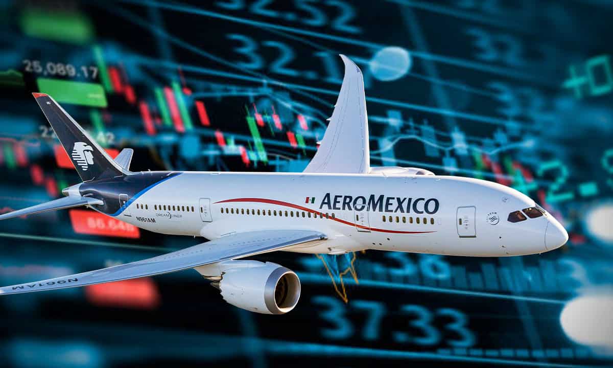 “Vuela” Aeroméxico de regreso a la bolsa mexicana; prepara “aterrizaje” para el segundo semestre