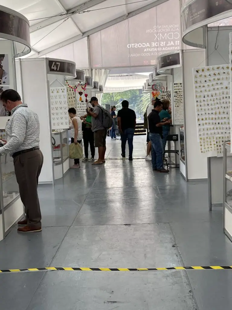 Hasta este lunes 15 se puede visitar la Expo Ámbar de Chiapas en el Monumento a la Revolución