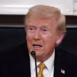 Government meeting at the White House in Washington