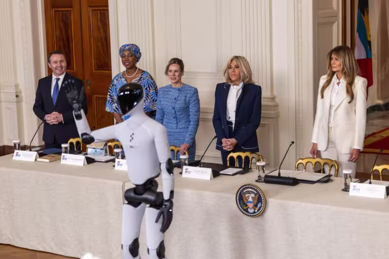 US First Lady Melania Trump hosts Fostering the Future Together Global Coalition Summit roundtable