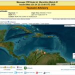 EEUU emite un aviso de tsunami para parte del Caribe tras un sismo en Venezuela